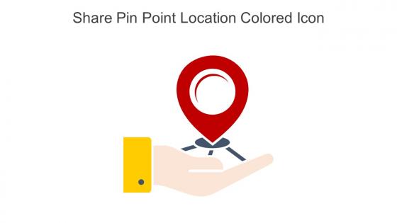 Share Pin Point Location Colored Icon In Powerpoint Pptx Png And Editable Eps Format