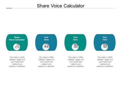 Share voice calculator ppt powerpoint presentation professional graphics example cpb