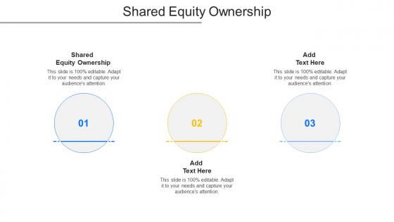 Shared Equity Ownership Ppt Powerpoint Presentation Summary Structure Cpb
