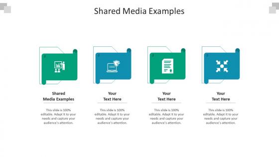 Shared media examples ppt powerpoint presentation outline example introduction cpb