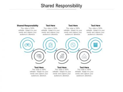 Shared responsibility ppt powerpoint presentation outline background images cpb