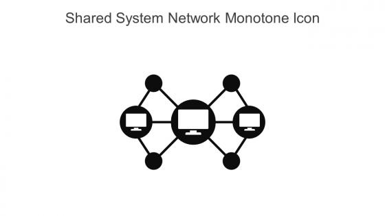 Shared System Network Monotone Icon In Powerpoint Pptx Png And Editable Eps Format