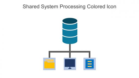 Shared System Processing Colored Icon In Powerpoint Pptx Png And Editable Eps Format