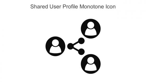 Shared User Profile Monotone Icon In Powerpoint Pptx Png And Editable Eps Format