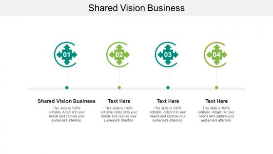 Shared vision business ppt powerpoint presentation icon examples cpb