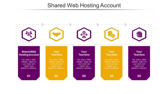Shared Web Hosting Account Ppt Powerpoint Presentation Icon Smartart Cpb