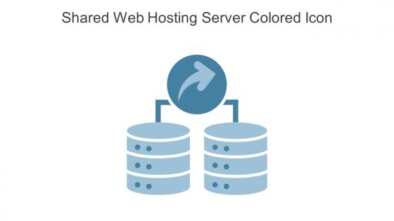 Shared Web Hosting Server Colored Icon In Powerpoint Pptx Png And Editable Eps Format