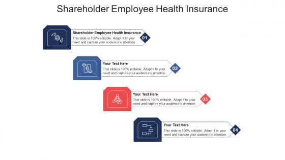 Shareholder employee health insurance ppt powerpoint presentation styles professional cpb