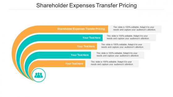 Shareholder expenses transfer pricing ppt powerpoint presentation professional slides cpb