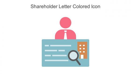 Shareholder Letter Colored Icon In Powerpoint Pptx Png And Editable Eps Format