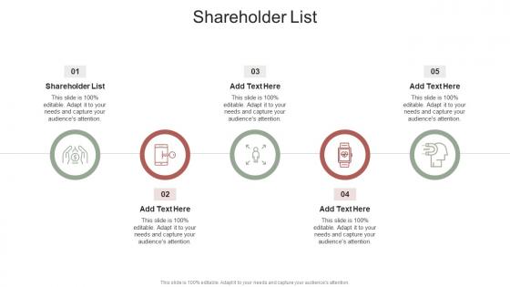 Shareholder List In Powerpoint And Google Slides Cpb