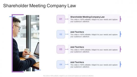 Shareholder Meeting Company Law In Powerpoint And Google Slides Cpb