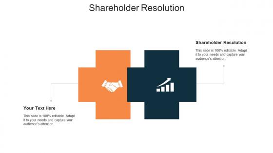 Shareholder resolution ppt powerpoint presentation outline deck cpb