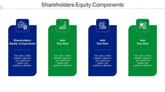 Shareholders Equity Components Ppt Powerpoint Presentation Show Pictures Cpb