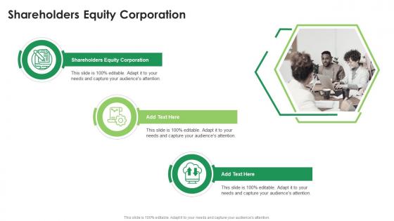 Shareholders Equity Corporation In Powerpoint And Google Slides Cpb