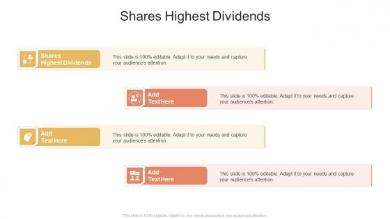 Shares Highest Dividends In Powerpoint And Google Slides Cpb