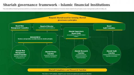 Shariah Governance Framework Islamic Financial Institutions Shariah Compliant Banking Fin SS V