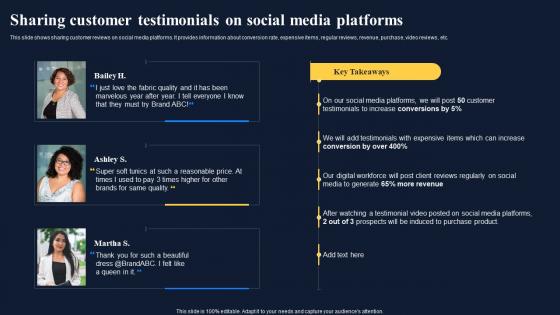 Sharing Customer Testimonials On Social Media Platforms Improving Customer Engagement Social Networks