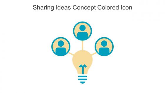 Sharing Ideas Concept Colored Icon In Powerpoint Pptx Png And Editable Eps Format
