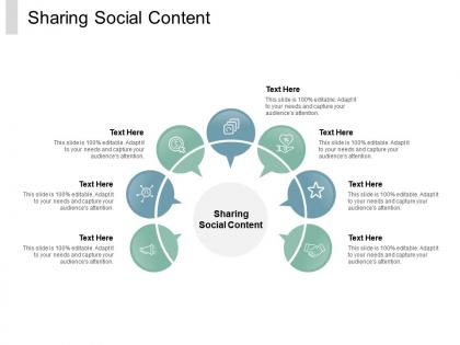 Sharing social content ppt powerpoint presentation model information cpb