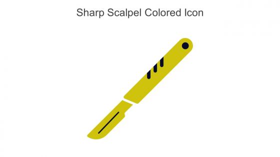Sharp Scalpel Colored Icon In Powerpoint Pptx Png And Editable Eps Format