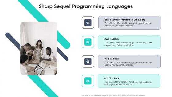 Sharp Sequel Programming Languages In Powerpoint And Google Slides Cpb