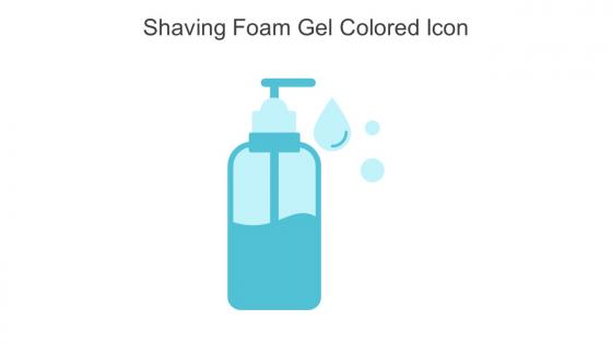 Shaving Foam Gel Colored Icon In Powerpoint Pptx Png And Editable Eps Format