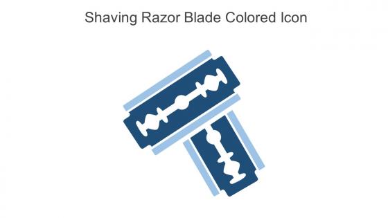 Shaving Razor Blade Colored Icon In Powerpoint Pptx Png And Editable Eps Format
