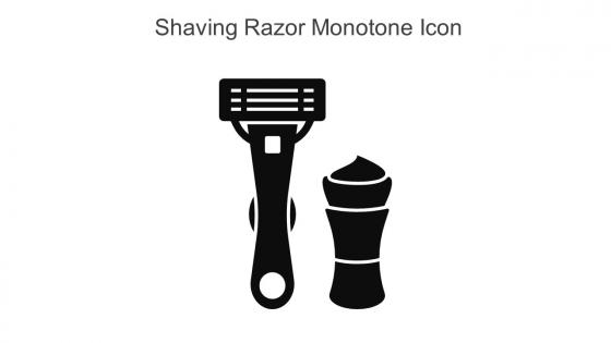 Shaving Razor Monotone Icon In Powerpoint Pptx Png And Editable Eps Format