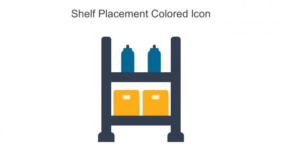 Shelf Placement Colored Icon In Powerpoint Pptx Png And Editable Eps Format