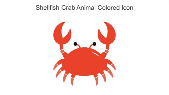 Shellfish Crab Animal Colored Icon In Powerpoint Pptx Png And Editable Eps Format