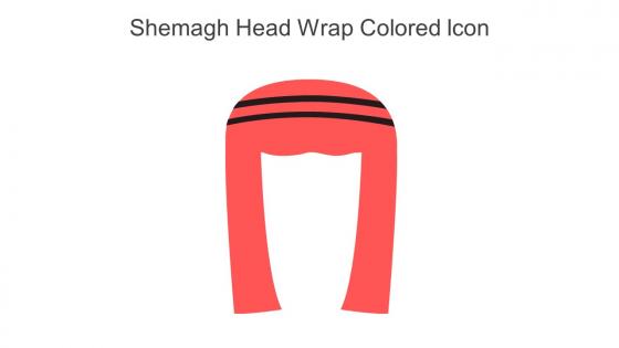 Shemagh Head Wrap Colored Icon In Powerpoint Pptx Png And Editable Eps Format