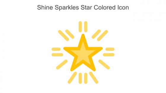 Shine Sparkles Star Colored Icon In Powerpoint Pptx Png And Editable Eps Format
