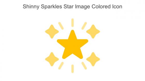Shinny Sparkles Star Image Colored Icon In Powerpoint Pptx Png And Editable Eps Format