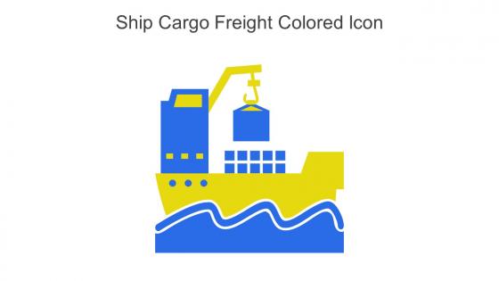 Ship Cargo Freight Colored Icon In Powerpoint Pptx Png And Editable Eps Format