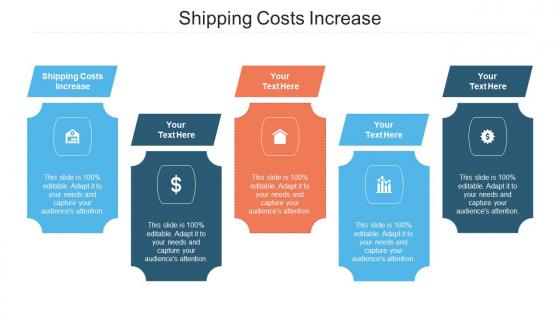 Shipping Costs Increase Ppt Powerpoint Presentation Styles Vector Cpb