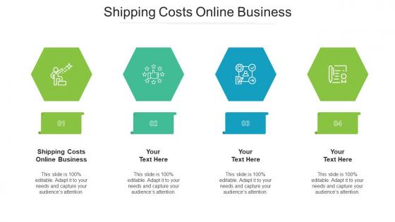 Shipping Costs Online Business Ppt Powerpoint Presentation Model Objects Cpb