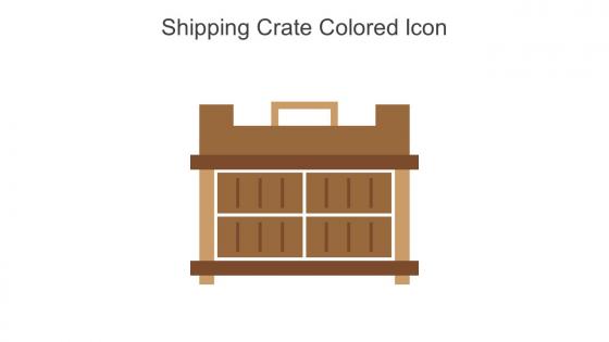 Shipping Crate Colored Icon In Powerpoint Pptx Png And Editable Eps Format
