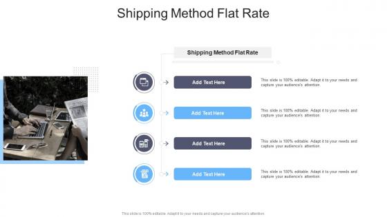 Shipping Method Flat Rate In Powerpoint And Google Slides Cpb