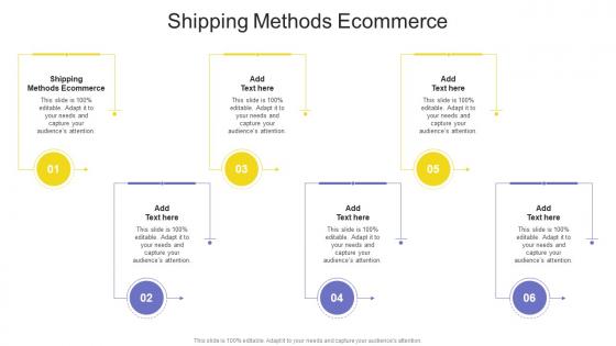 Shipping Methods Ecommerce In Powerpoint And Google Slides Cpb