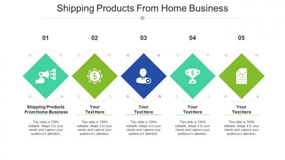 Shipping products from home business ppt powerpoint presentation inspiration templates cpb