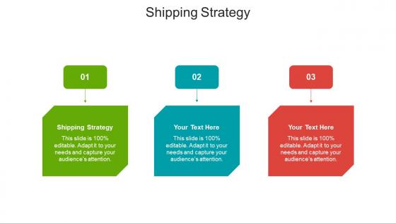Shipping strategy ppt powerpoint presentation layouts guide cpb