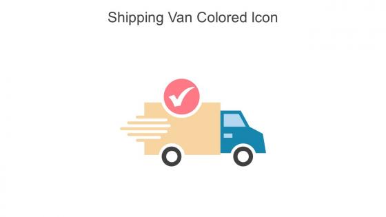 Shipping Van Colored Icon In Powerpoint Pptx Png And Editable Eps Format