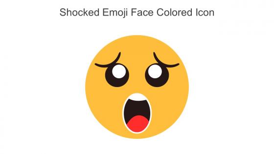 Shocked Emoji Face Colored Icon In Powerpoint Pptx Png And Editable Eps Format