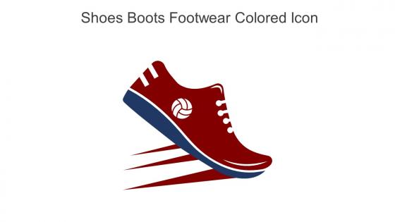 Shoes Boots Footwear Colored Icon In Powerpoint Pptx Png And Editable Eps Format