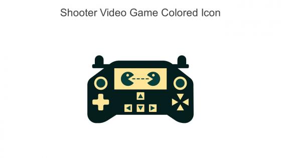 Shooter Video Game Colored Icon In Powerpoint Pptx Png And Editable Eps Format