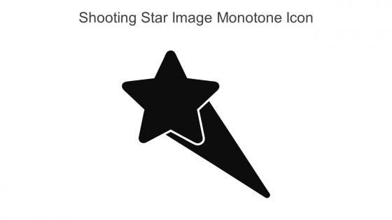 Shooting Star Image Monotone Icon In Powerpoint Pptx Png And Editable Eps Format