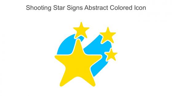 Shooting Star Signs Abstract Colored Icon In Powerpoint Pptx Png And Editable Eps Format