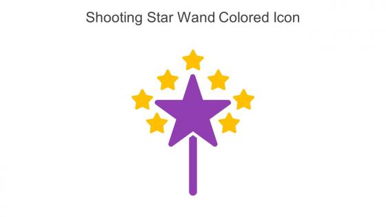 Shooting Star Wand Colored Icon In Powerpoint Pptx Png And Editable Eps Format