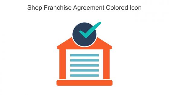 Shop Franchise Agreement Colored Icon In Powerpoint Pptx Png And Editable Eps Format
